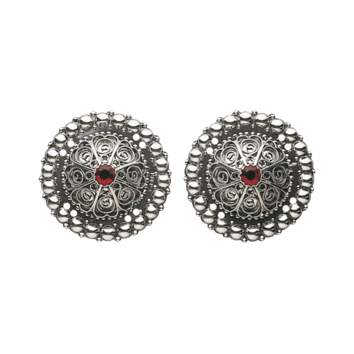 Drills 40 mm with rough stone, oxidized