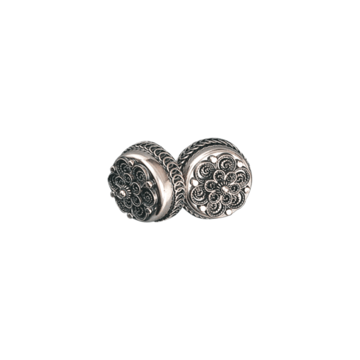 Neck button Agder, oxidized