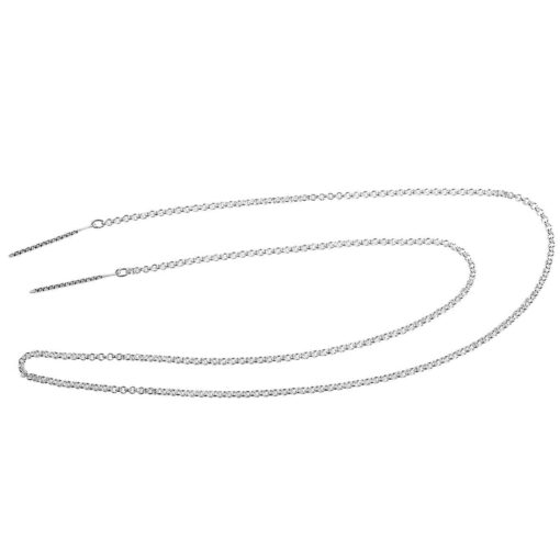 Vestfold 3mm chain w/tips, White