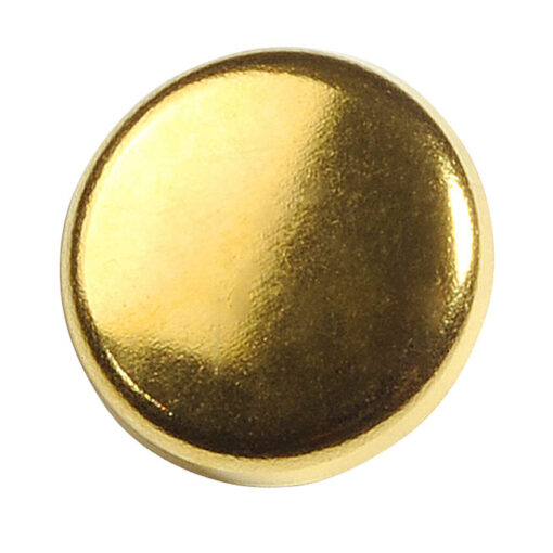 Brass button large long hempe