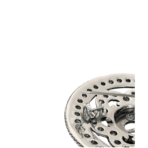 Alternative view of Serpents brooch No. 2 old gold plated