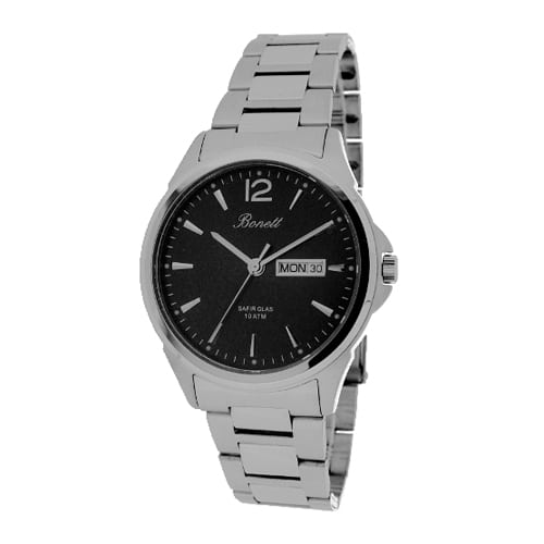 Bonett men's watch steel index 10atm sapphire
