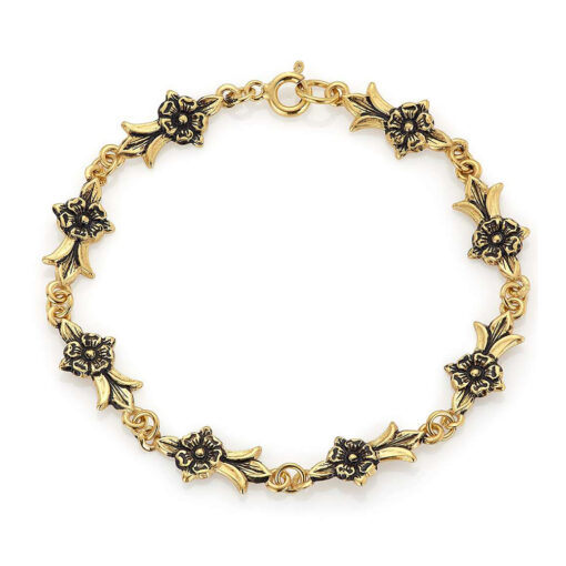 Løken bracelet 925S gold plated