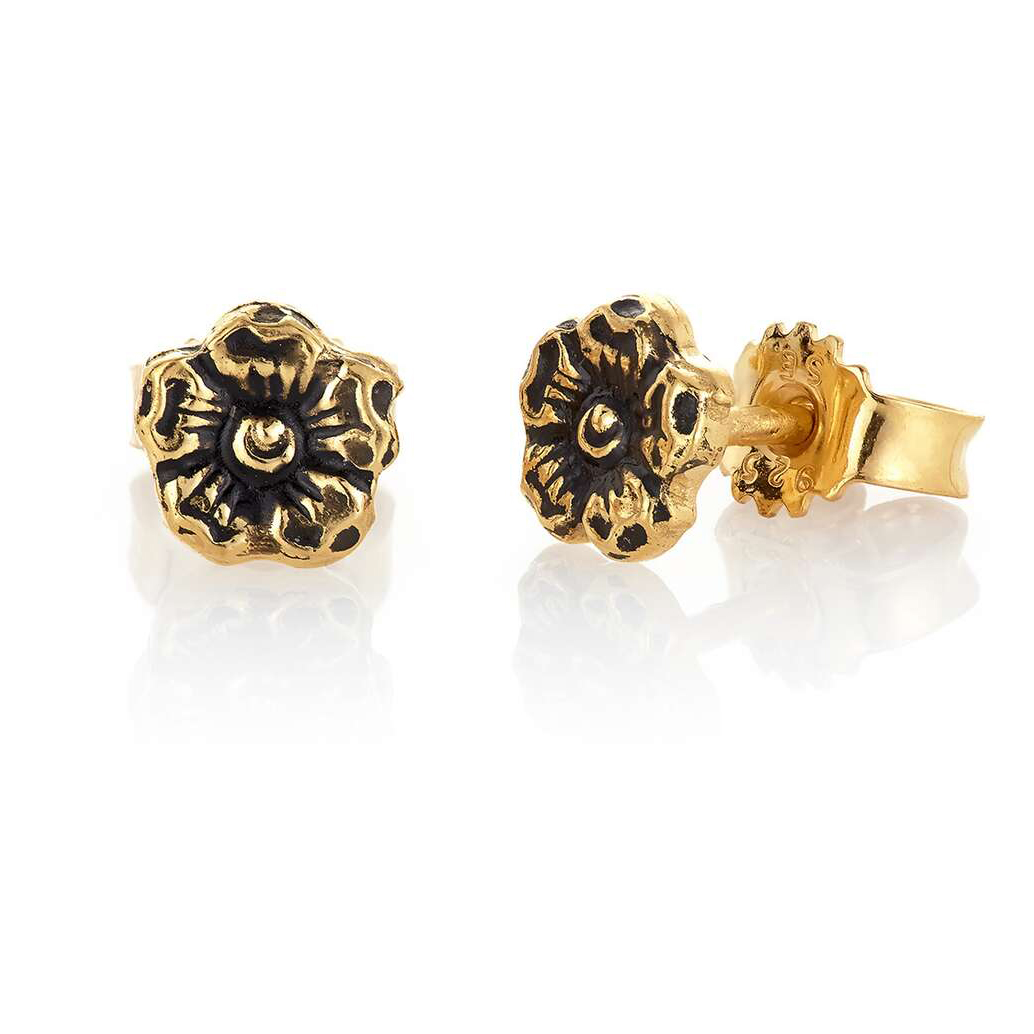 Løken earrings 925S gold plated