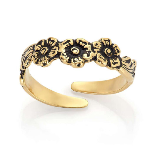 Løken ring 925S gold plated