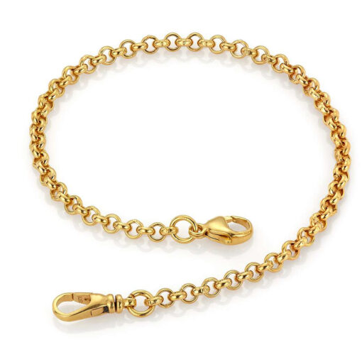 Løken Key chain single 925 gold plated