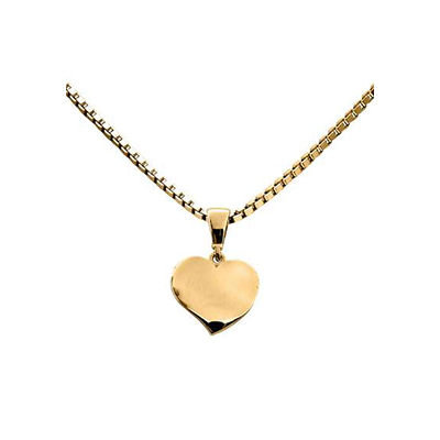 Heart pendant 585