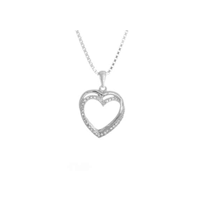 Heart pendant Cz 585