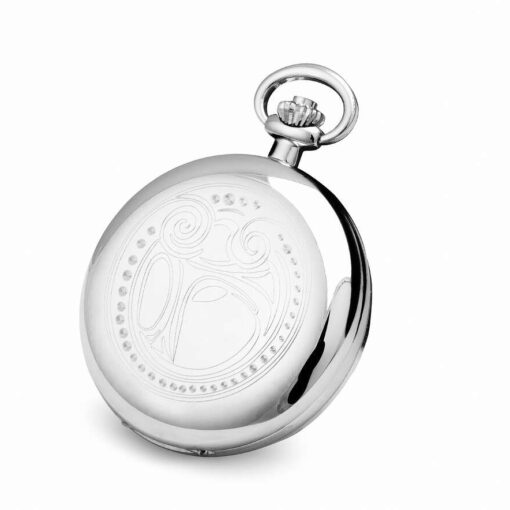 Pocket watch in steel, Romerike