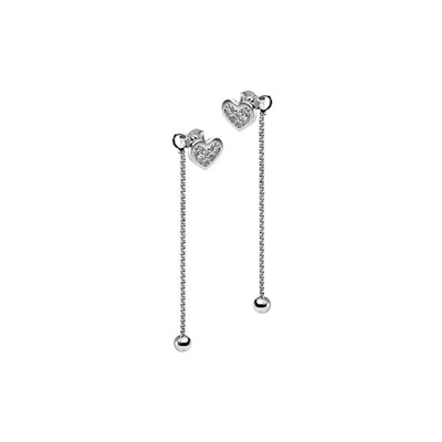 Alva heart earrings 925