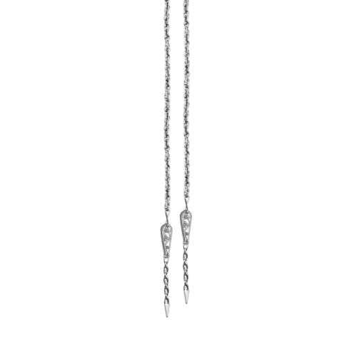 Cordel chain Sogn 1 m with spear, oxidized