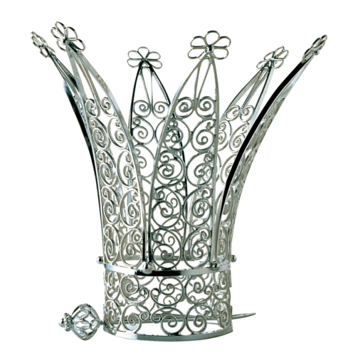 Bridal crown lite, oxidized