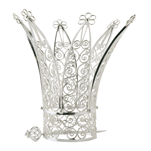 Bridal crown, white