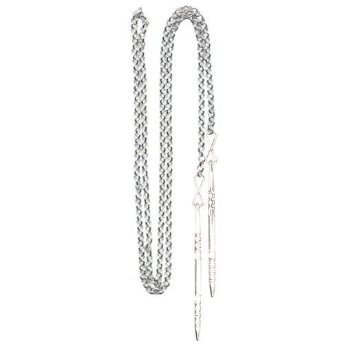 Chain Aust Agder 1.1 m with spear, white
