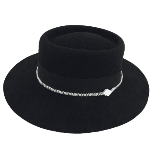 Hat chain 60 cm, oxidized