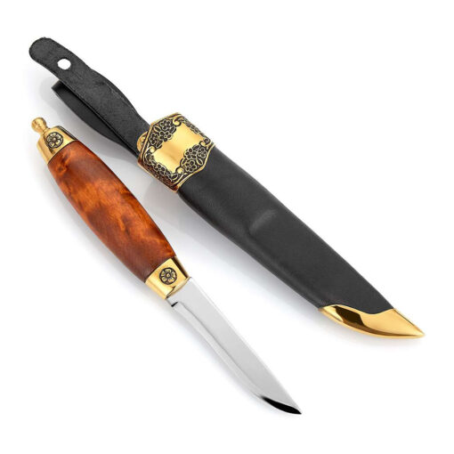 Løken lady knife standard 925S gold plated