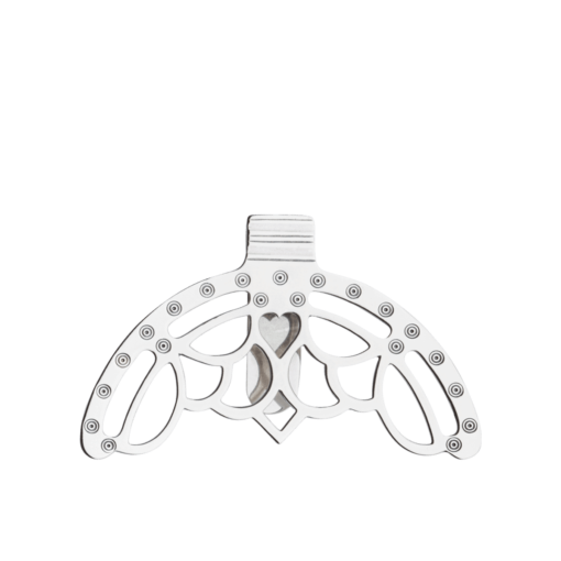 Bag fasteners Vest Agder silver, oxidized