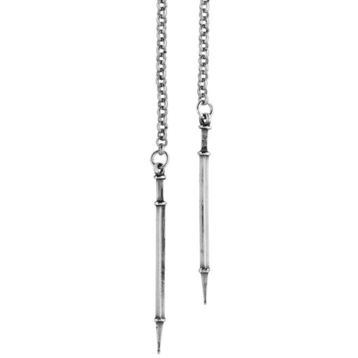 Chain with spear, oxidized, West-Oppland