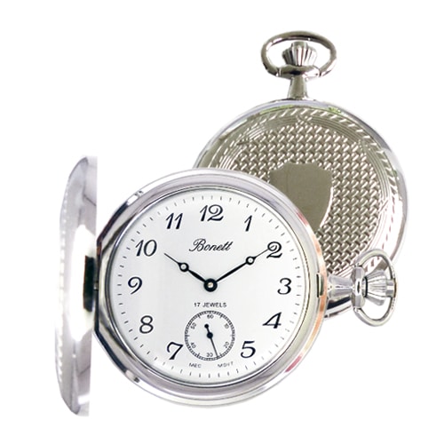 Bonett pocket watch mechanical incl.
chain