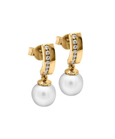 Carmen earrings pearl cz 585
