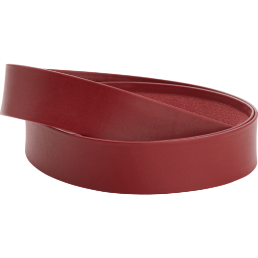 leather belt 4 cm, burgundy