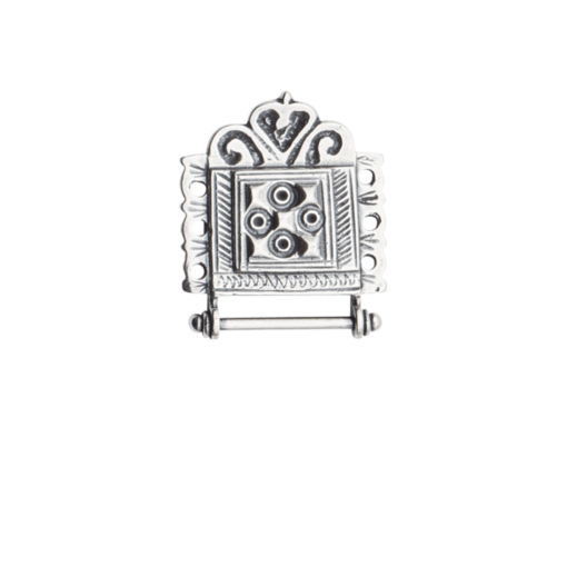 Purse plaque Romsdal, oxidized