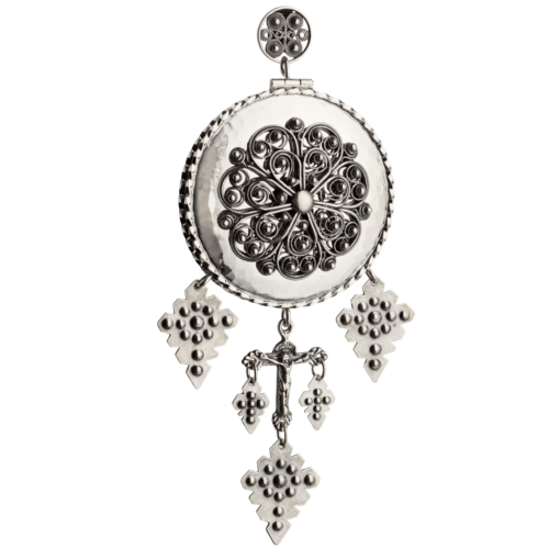 Sacrificial can Romsdal with lid without chain, oxidized