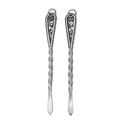 Spear filigree, oxidized