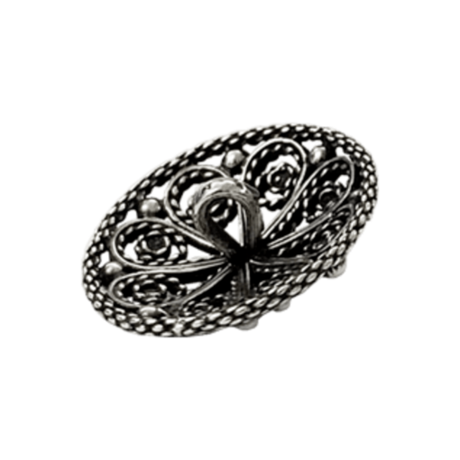 Alternative view of Seed button No. 2 large, oxidized