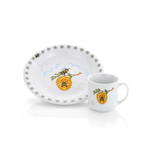 EIK Barn - Bizzi Tableware in porcelain, 2 pieces