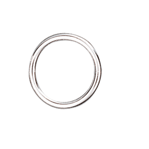 Eyelet ring 13mm pcs, Light silver