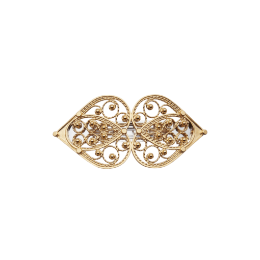 Hair clip deer filigree, small, gold-plated