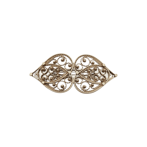 Hair clip deer filigree, small, gamal gold plated