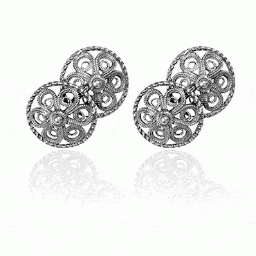 Cufflinks No. 59 double, oxidized