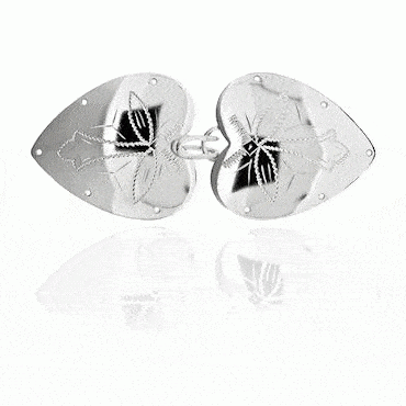 Cap buckle No. 4 Rogaland, gilded large