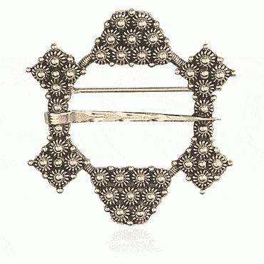 Horn ring No. 2 old gold plated