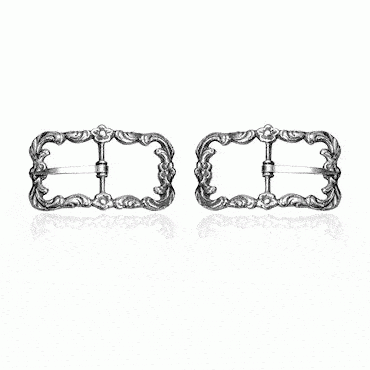 Knee buckles No. 1, oxidized