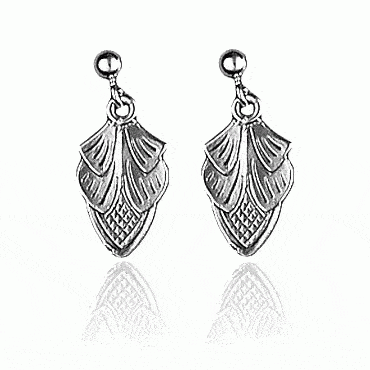 Earrings Hitra small, oxidized