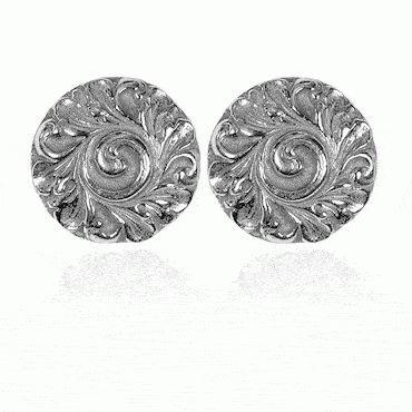 Earring No. 60, oxidized