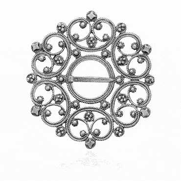 Rose sølje No. 2, oxidized