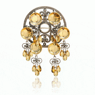 Dish Brooch No. 2 with hanger