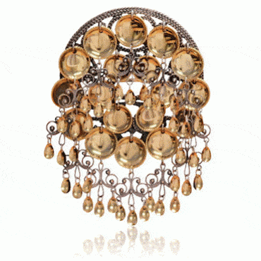 Dish Brooch No. 5 with hanger