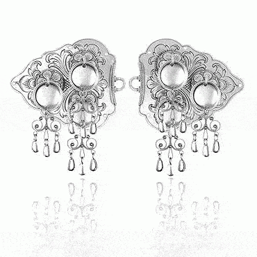 Chest chain fasteners No. 3, oxidized