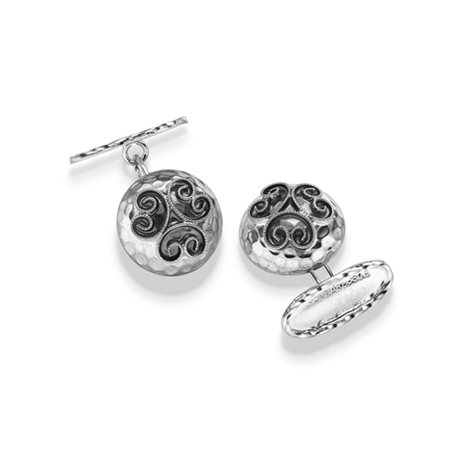 Oxidized shirt buttons