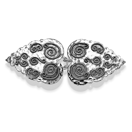 Oxidized belt buckle