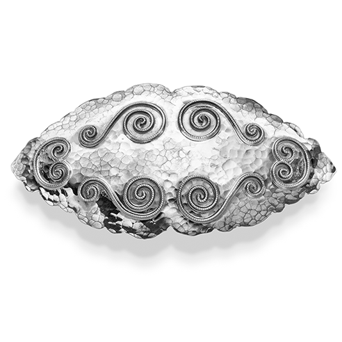 Oxidized Large Shawl Buckle