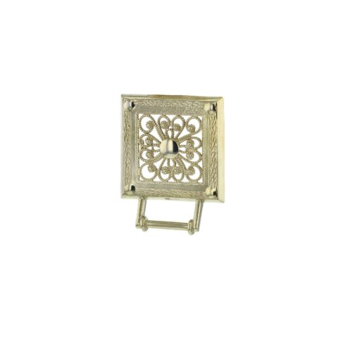 Filigree bag holder, gold-plated