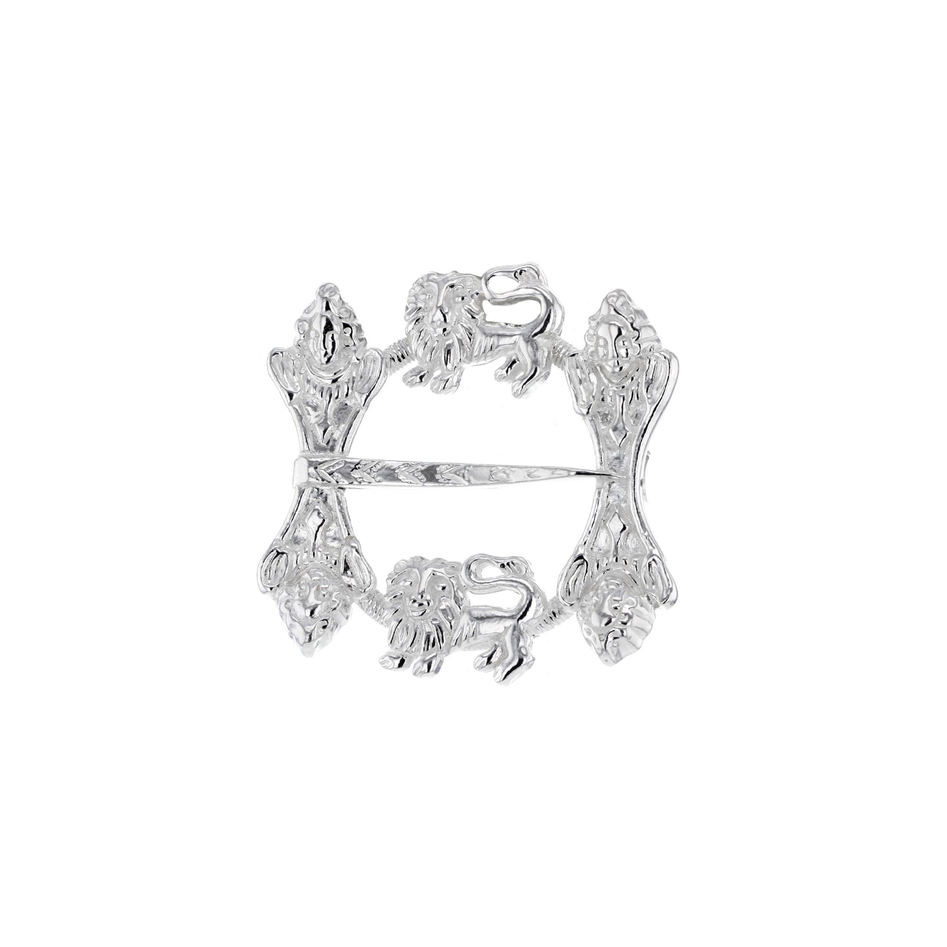 Horn ring lion with laus thorn, light