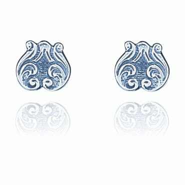 Earring No. 11, oxidized