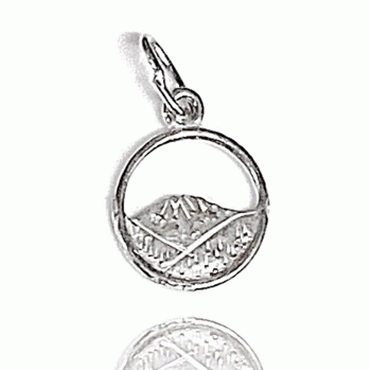 Pendant Gaustatopp nr. 1 lite in silver